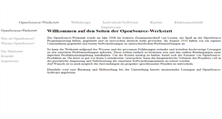 Desktop Screenshot of opensource-werkstatt-stubben.org